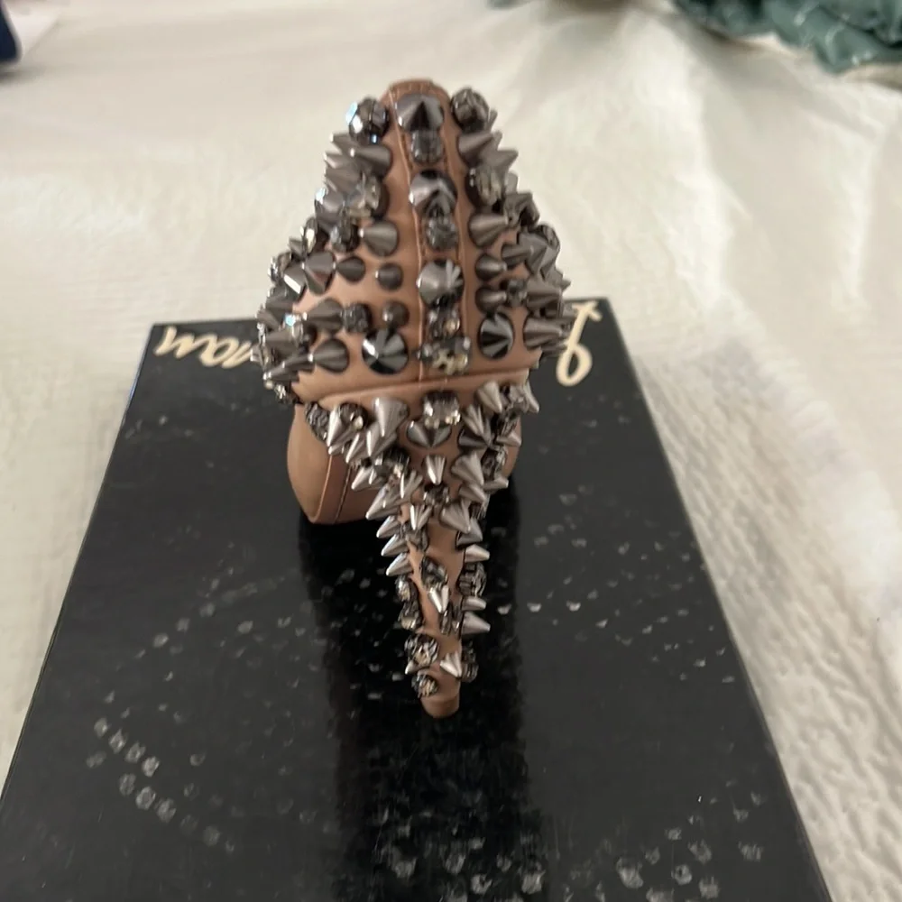 Sam Edelman nude spiked shoes - Picture 7 of 15